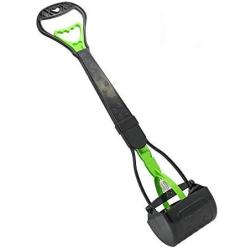 Living Express 28'' Large Pooper Scooper for Dog-Long Handle Dog Poop Scooper-Pet Waste Pick Up Jaw Scooper Without Smelling,Durable Spring Easy to Use,Perfect for Grass,Dirt,Gravel