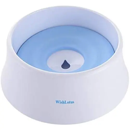 WishLotus Dog Water Bowl with Floating Disk Spill Proof Water Bowl,Anti-Overturn/Anti-Dust/Anti-Choking Anti-Overflow Bowl to Slow Down Drinking Speed for Dogs and Cats, 1200ML WishLotus Dog Water Bowl with Floating Disk Spill Proof Water Bowl,Anti-Overturn/Anti-Dust/Anti-Choking Anti-Overflow Bowl to Slow Down Drinking Speed for Dogs and Cats, 1200ML