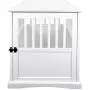 Casual Home Wooden Large Pet Crate, End Table, White Casual Home Wooden Large Pet Crate, End Table, White