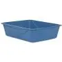 Petmate Open Cat Litter Box,Mouse Grey, Small (14''x10.5''x3.5'')