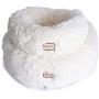 Armarkat Cuddle Bed Model C70NBS-M, Ultra Plush and Soft, White