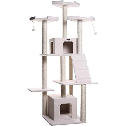Armarkat B8201 82'' Classic Cat Tree Model, Ivory