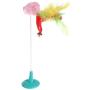 SARAHHH Colorful Cat Pet Toy Fake Mouse With Suction Cups Funny Playing Ring Lively - Dragonfly Fish Shipping Jingle Door Bells Quiet Grasshopper Clearance Banana Hide Feathers Cats Gal