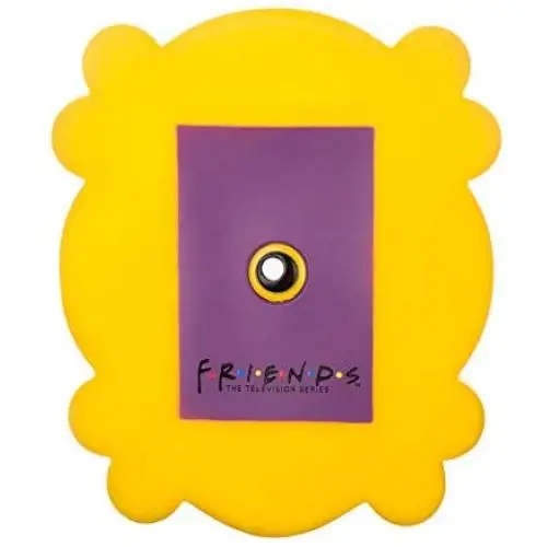 Friends TV Show Friends Dog Toy | Gold and Purple Picture Frame from Friends TV Show, Vinyl Rubber Dog Toy | Squeaky Dog Toy - Friends TV Show Merchandise Friends TV Show Friends Dog Toy | Gold and Purple Picture Frame from Friends TV Show, Vinyl Rubber Dog Toy | Squeaky Dog Toy - Friends TV Show Merchandise