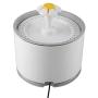 JingYi Pet Water Dispenser,2.4L LED Automatic Power-Off Waterfall Pet Water Dispenser Drinking Fountain Filter Pet Drinking Fountain Pet Drinking Fountain