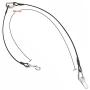 Sonku Dog Car Seat Belt Restraint, 2 Pack Proof Steel Cable Safety Vehicle Belt Fit for Small, Medium, Large, and X-Large Dogs