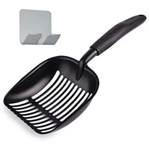 Pets First Cat Litter Scooper - Ergonomic & Easy Grip Design Deep Cleaning with A Non-Stick & No Residue Build-Up – Solid Aluminum, Waterproof - Bonus Hook - 1.75 x 13.25 x 5 Pets First Cat Litter Scooper - Ergonomic & Easy Grip Design Deep Cleaning with A Non-Stick & No Residue Build-Up – Solid Aluminum, Waterproof - Bonus Hook - 1.75 x 13.25 x 5
