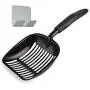 Pets First Cat Litter Scooper - Ergonomic & Easy Grip Design Deep Cleaning with A Non-Stick & No Residue Build-Up – Solid Aluminum, Waterproof - Bonus Hook - 1.75 x 13.25 x 5 Pets First Cat Litter Scooper - Ergonomic & Easy Grip Design Deep Cleaning with A Non-Stick & No Residue Build-Up – Solid Aluminum, Waterproof - Bonus Hook - 1.75 x 13.25 x 5