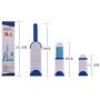 NewMe Pet Hair Remover Brush Fur Lint Removal Dog Cat Hair Remover Double-Sided Pet Hair Cleaning Tool for Furniture Clothing Car Seat