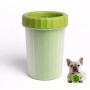 Jiachen Dog Paw Cleaner,Dog Mud Paw Cleaner,Paw Protection and Paw Washer for Dogs,Cats(Green)