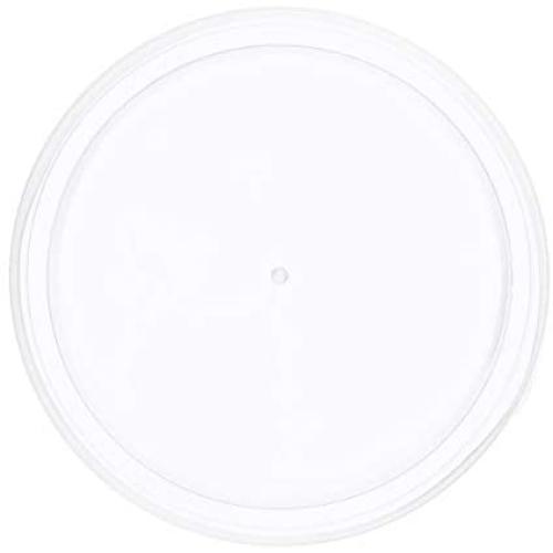 YiZYiF 12Pcs Round Clear Plastic Can Lids Reusable BPA-Free Tight Seal Covers for Canned Goods Pet Dog Cat Food Saver