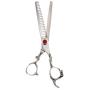 ShearsDirect Japanese 440C Stainless Steel 22 Tooth Chunker with Dragon Handle, 7.0''