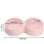 Beautyflier Pack of 2 Pet Feeder for Small Dog Cat Double Raise Bowls Plastic Food Water Container Beautyflier Pack of 2 Pet Feeder for Small Dog Cat Double Raise Bowls Plastic Food Water Container