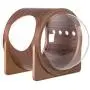 MYZOO Spaceship Alpha, Warm and Cozy Pet Bed for Cat & Dog, Designed & Modern Cat House, Wooden Cat Furniture(Oak & Walnut) MYZOO Spaceship Alpha, Warm and Cozy Pet Bed for Cat & Dog, Designed & Modern Cat House, Wooden Cat Furniture(Oak & Walnut)