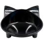gutongyuan Pet Dog Cat Bowl Slow Feed Protect Spine Bowl Drinking Protection Stomach Bowl Healthy Non-Slip Shallow Cat Food Water Bowls for Relief of Whisker Fatigue