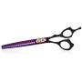 Purple Dragon Professional 7.0/8.0 inch Pet Grooming Hair Cutting Scissor and 6.75/8.0 inch Dog Chunker Shear - Japan 440C Stainless Steel for Pet Groomer or Family DIY Use