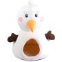 PAWISE Snowman Christmas Cat Cave Bed Kitten House, Soft Condo for Indoor Cats