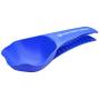 The Paws Corner New! Paw Shaped Pet Food Scoop and Clip (1 Cup Measurement Sturdy and Durable Food Scooper - Blue)