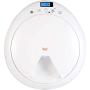 QPETS 6 Meals Automatic Pet Feeder Auto Cat Feeder Dog Automated with Programmable Timer,Auto Dry and Wet Food Dispenser for Cat and Dog Voice Recording and Playing