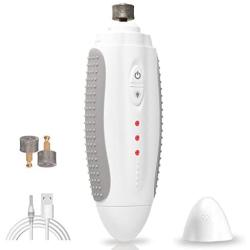 VANHO Dog Nail Grinder,3 Speed Dog Nail Trimmer with LED Light,Electric Pet Nail Clipper Rechargeable Painless Paws File Grooming & Smoothing for Small Medium Large Dogs & Cats