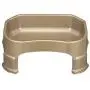 Neater Pet Brands Big Bowl with Leg Extensions - (1.25 Gallon/160 oz, Champagne) Huge Jumbo Trough Style Dog Pet Water Dish Neater Pet Brands Big Bowl with Leg Extensions - (1.25 Gallon/160 oz, Champagne) Huge Jumbo Trough Style Dog Pet Water Dish