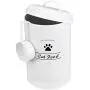 Geyecete Dog Food Container - Pets Good Dog Food Storage Canister, 4lbs Capacity - Scoop Included Geyecete Dog Food Container - Pets Good Dog Food Storage Canister, 4lbs Capacity - Scoop Included