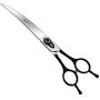 Fenice Dog Grooming Curved Scissors for Pets, Japan 440C Stainless Steel, Sharp blade, Suitable for Professional Beauticians （7.0/7.5/8.0 inch）