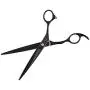 ShearsDirect Japanese 440C Titanium Professional Grooming Shear with Ergonomic Handle, 7-Inch, Black ShearsDirect Japanese 440C Titanium Professional Grooming Shear with Ergonomic Handle, 7-Inch, Black