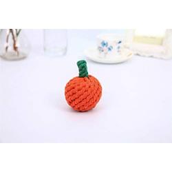 yxnginxs Pet Toy Dog Cotton Rope Orange Molar Tooth Dog Cotton Rope