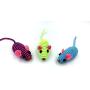 AXEL PETS 15 Variety Mice Rattle Sound, Catnip,3 Real Fur Mice, 3 Sisal Mice,3 Hypno Mice, 3 Rope Mice, 3 Fluffy Cheezers Fur Mice, Interactive Catch Play Mouse Toy for Cat, Pack of 15 Mice