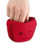 HUNTER Silicone Belt Bag List, Red, Pack of 2