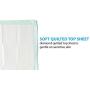 Medline - MSC282070LB Heavy Absorbency Underpads, 36'' x 36'' Quilted Fluff and Polymer Disposable Underpad, 50 Per Case, Great Protection as Bed Pads and Pee Pads