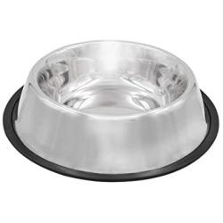 Fuzzy Puppy Pet Products Non-Tip Dish with Rubber Base