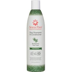 Aroma Paws Dog Shampoo – Cleansing Wash, Conditioning, Moisturizing – Toxin Free, Healthy Ingredients – Aromatic Grooming Puppy Shampoo – Tearless Cleaner, Rosemary Tea Tree