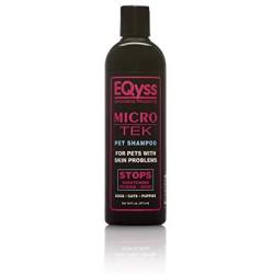 EQyss Micro-Tek Pet Shampoo (16 Ounce) - Stops Scratching, Itching, Biting, or Licking Hot Spots