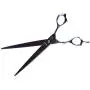 ShearsDirect Japanese 440C Stainless Steel Rainbow Titanium Grooming Shear, 8-Inch ShearsDirect Japanese 440C Stainless Steel Rainbow Titanium Grooming Shear, 8-Inch