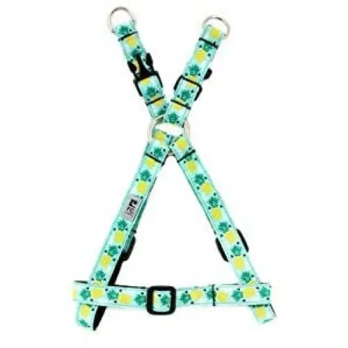 RC Pet Products Adjustable Step in Dog Harness, Medium, Pineapple Parade (57004251) RC Pet Products Adjustable Step in Dog Harness, Medium, Pineapple Parade (57004251)