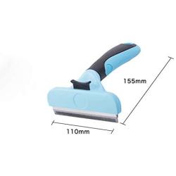 Shining-space Pet Hair Removal Comb, Dog Hair Removal Comb, exfoliating Hair Brush, Hair Removal Comb, Replaceable Comb, Multiple Specifications