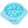 Fdit Slow Dog Food Bowl Dish Anti Choking Slow Eating Water Food Feeder Container Eating Plate(Blue) Fdit Slow Dog Food Bowl Dish Anti Choking Slow Eating Water Food Feeder Container Eating Plate(Blue)
