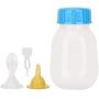 4 oz Pet Feeding Bottle, Silicone Leak Proof Transparent Feeding Bottle for Newborn Puppies Kittens Hamster