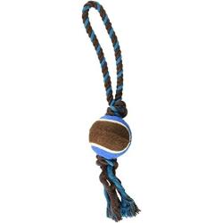 Knotted Dog Toy With Tennis Ball