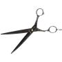 ShearsDirect Japanese 440C Stainless Steel Shear with Curved Off Set Handle Design, 8-Inch