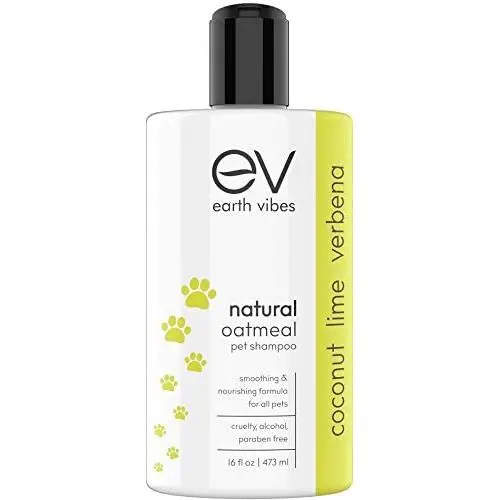 Earth Vibes Natural Oatmeal Dog Shampoo + Conditioner for Dry Itchy Skin - Dogs, Cats, Pets - Hypoallergenic Medicated Veterinary Formula with Organic Aloe Vera - Itchy Sensitive Skins Earth Vibes Natural Oatmeal Dog Shampoo + Conditioner for Dry Itchy Skin - Dogs, Cats, Pets - Hypoallergenic Medicated Veterinary Formula with Organic Aloe Vera - Itchy Sensitive Skins