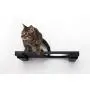 CatastrophiCreations Cat Escape Hatch Wall Mounted Elevated Climb, Lounge and Play Furniture Cat Tree Shelves - English Chestnut, One Size CatastrophiCreations Cat Escape Hatch Wall Mounted Elevated Climb, Lounge and Play Furniture Cat Tree Shelves - English Chestnut, One Size