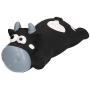 Rosewood Latex Flat Cow Dog Toy with Squeak 12cm/8''