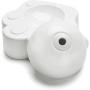ljfjf Dorakitten cat Bowls White,Cat Feeding Bolws Cat Water Bowl with Plastic Rise Cat Bowls with Stand Adjustment Cat Dish Suitable All Cat (Color : -)