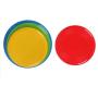 XIHONGSHIR Dog Frisbee Disc Toys, Flying Frisbee, Summer Pet Training Outdoor Toys, for Small, Medium and Large Dogs, 3Pcs, (Assorted Colours),Red,23.5cm