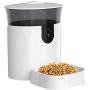PetLike Automatic Pet Feeder with Camera, 7L Auto Food Dispenser for Large Dogs Cats, Smart Dog Feeder Supports Voice and Video Recording,