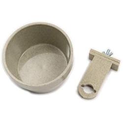 Happy Home Crate Bowl for Large Dogs - 20-ounce Capacity