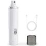 oneisall Dog Nail Grinder - Quiet 2 Speed USB Rechargeable Pet Nail Trimmer Paws Grooming & Smoothing for Small Medium Dogs & Cats - White